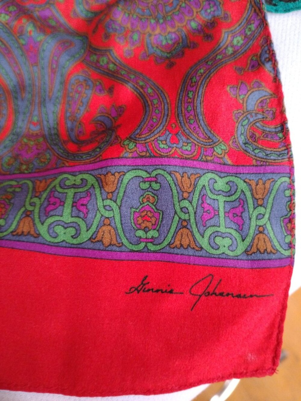 Vintage Gennie Johansen Scarf